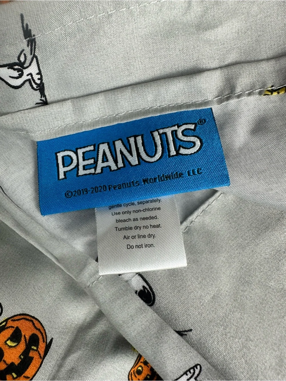 Peanuts Halloween Snoopy Sheet Set Queen